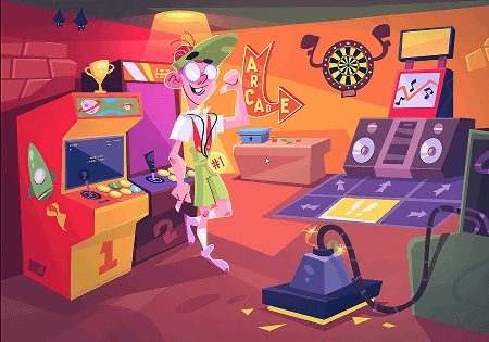 Arcade room 